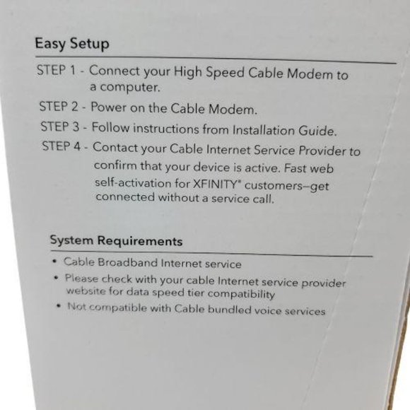 NETGEAR CM500-100NAS DOCSIS 3.0 High Speed M - Picture 9 of 11